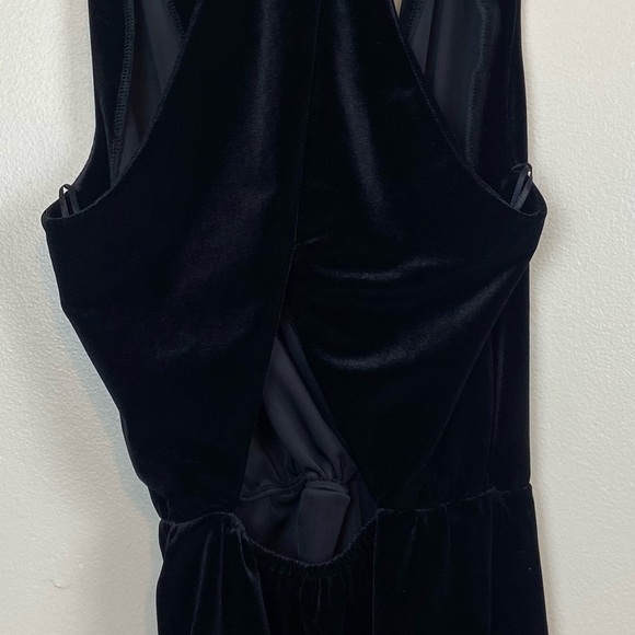 VINTAGE Y2K 7 for all Mankind Plunging Neckline Velvet Criss Cross Back Tank Top - Picture 8 of 8